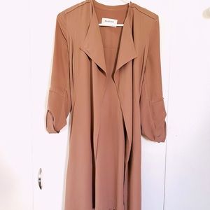 Aritzia blush / dusty rose Babaton duster